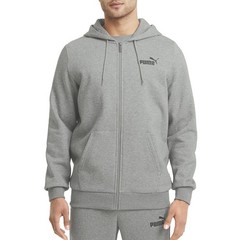 PUMA Essentials Small Logo Full Zip Hoodie Mens Size XXS Casual Outerwear 58670