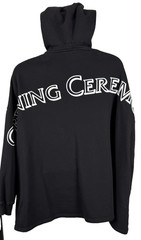 Opening Ceremony Unisex Black Hoodie Sweatshirt One Size Cotton Stretch Pockets