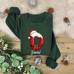 Personalised Alphabet SANTA Family Christmas Jumper | Xmas Sweatshirt | Novelty