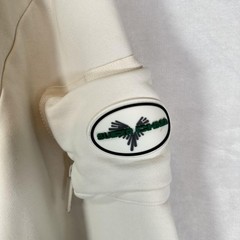 Peacebird Hoodie Mens S Cream Super China Pullover Cargo Logo Street Wear