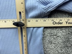 Hollister Hoodie Teens S Blue Full Zip Hooded Tagless Lightweight Slim Fit