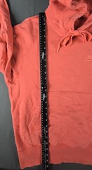 Nike Sweater Mens Small Coral Swoosh Logo Club Fleece Pullover Sweatshirt Hoodie