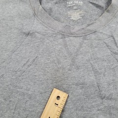 Tek Gear Sweatshirt Mens XL Gray Pullover Fleece Tagless Made In Vietnam