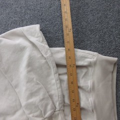 Buck Mason Sweatshirt Mens Medium White Fleece Pullover Crewneck Solid Basic