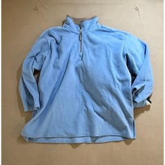 Bundle of 2 Mens XL Fleece Pullover Hoodie & Jacket Blue Lon Sleeve Adult.