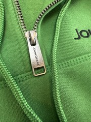 John Deere Hoodie Men’s Quarter Zip Heavyweight Sweatshirt Green Size Small NWT