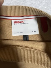 Wilson Parkside Crewneck Men’s Camel Tan Lifestyle Athletic Pullover Size XXL
