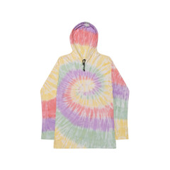 Tie Dye Multi-Color Long Sleeve Hoodie Adult S M L XL 2XL 3XL 100% Cotton