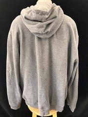 Izod hoodie size 2XL long sleeve mens gray full zip front pocket