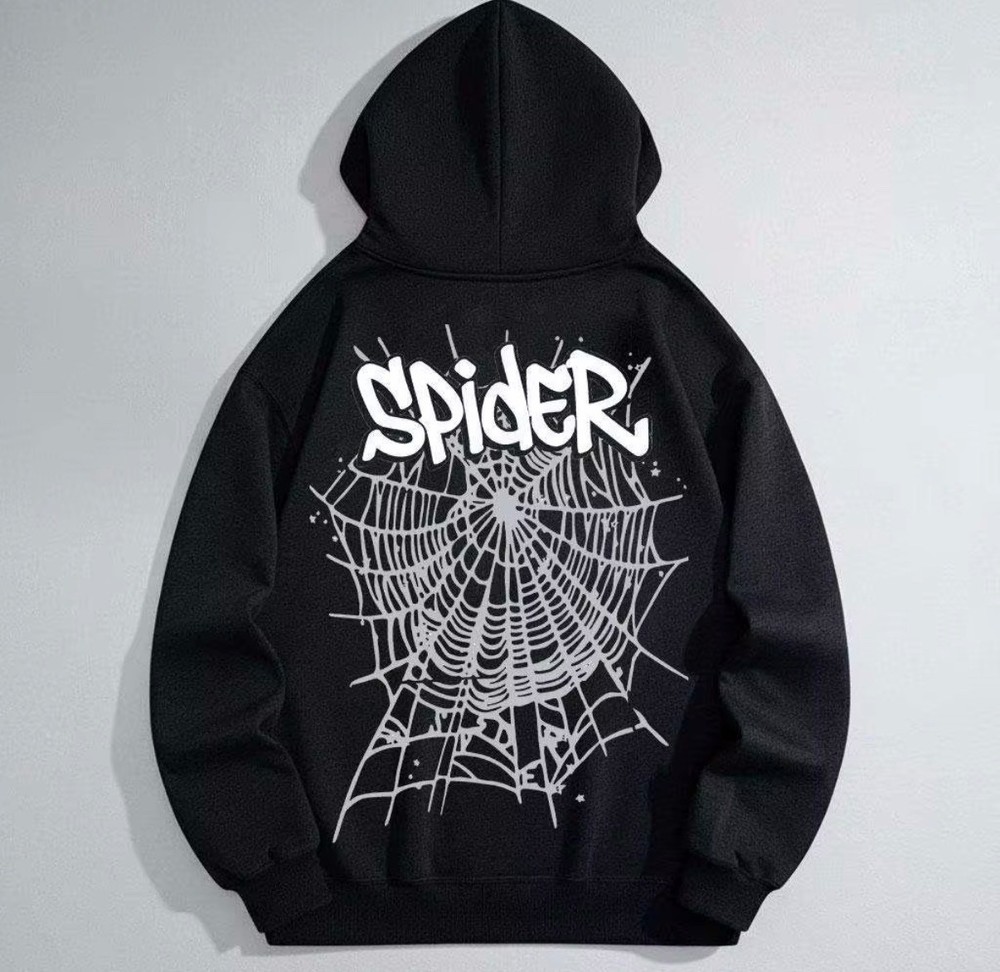 *BRAND NEW* Spider Worldwide OG Web Black Hoodie – Ready To Ship🚚💨 (Size L)