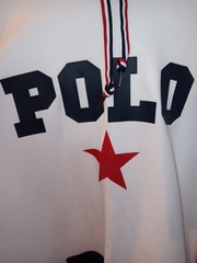 POLO RALPH LAUREN MEN’S L/S RED STAR WHITE BLUE COLORBLOCK HOODIE XXL $168 NWT