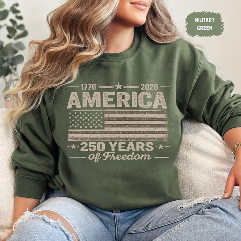 Retro USA Years Anniversary Sweatshirt