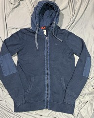 Vintage Triple 5 Soul Men’s Full Zip Hoodie Size Medium Blue Y2K Skater