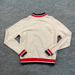 Vintage Russell-Athletic Letter “R” Ringer Sweatshirt Medium 20×26 White