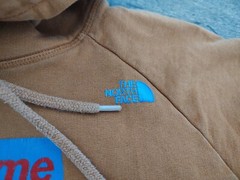 Supreme 1994 Hooded Sweatshirt With Kenya Flag Rust Color Size M