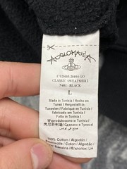 Vivienne Westwood Anglomania Sweatshirt Big Logo Men Size L Black