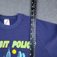 vintage nypd jerzees sweatshirt Size Large Transit Police Second To None USA