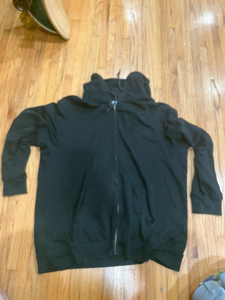 Old Navy Classic Full Zip Front Hoodie Soft Jersey Fleece Hooded Sweatshirt M