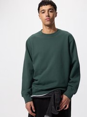 UNIQLO Sweatshirt S-4XL Pullover Long-Sleeve Crew-Neck Cotton Men 479797 NWT