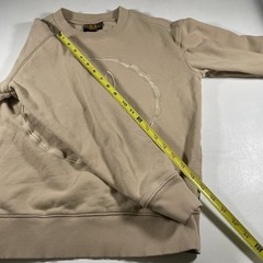 Drew House Sketch Mascot Crewneck Sweatshirt XXS Graphic Print Embroidered Tan