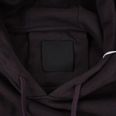 Givenchy Hooded Logo 100% Cotton Sweatshirt In Burgundy – Men’s Size Large