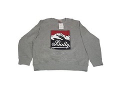 Bally 6301179 Grey Mountain Graphic Sweatshirt MSRP $499