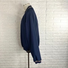 Tri-Mountain Blue Mens 2400 Crosswind Sweatshirt Microfiber Pullover Size Medium