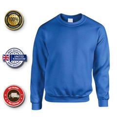 Mens Sweatshirt Heavy Blend Crew Neck Plain Jumper Pullover Casual High Quality