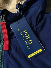 POLO RALPH LAUREN PERFORMANCE HIGH-PILE FLEECE HYBRID HOODIE JACKET SIZE M-L