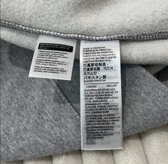 Levi’s Men’s Relaxed Fit Crew Neck Pullover Sweatshirt Gray/Blue Logo M