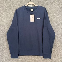 Nike Sweatshirt Men Large Navy Blue Strength & Conditioning Graphic Pullover NEW