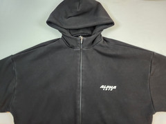 Alphalete Hoodie Black Gym Powerlift Train Athletic Weight Lift Size Medium M