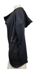 LAUREN RALPH LAUREN WOMEN’S LONG SLEEVE HODDIE PULLOVER BLACK SIZE XXS
