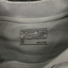 Patagonia Daily Crewneck Sweatshirt Men XL Salt Gray French Terry Organic Cotton