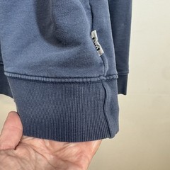 Pact 100% Organic Cotton Sweatshirt Mens M Navy Blue Raglan Crewneck Sustainable