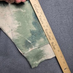 No Boundaries Men’s XL Oversized Fleece Hoodie Tie-Dye Green Brown