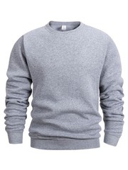 Mens Sweatshirt Heavy Blend Crew Neck Plain Jumper Pullover Casual High Quality