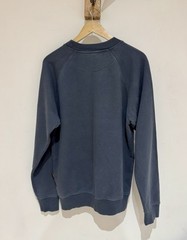 Vivienne Westwood Anglomania Grey Embroidered Chest Logo Jersey Crew Sweater M