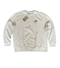 NIKE Club Fleece Men’s Pullover Crew Sustainable Materials Size XL DR9159-072