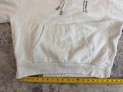 Off-White Temperature 0.5% Graphic Hoodie White Size M Unisex OMBB031S18192081