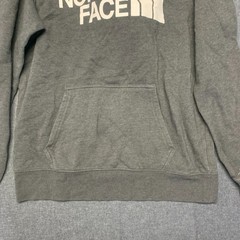 The North Face Men’s Hoodie Size M Gray Pullover Logo Graphic Sweatshirt Casual