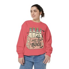 Just Here For The Boos Sweatshirt Halloween Spooky Fall