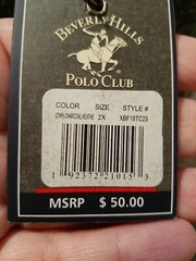 Beverly Hills Polo Club Mens Jacket Size 2XL Grey Black Full Zip Up Front Hoodie