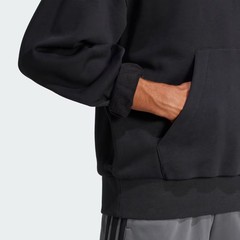 adidas men Essentials Loose-Fit 3 Bar Logo French Terry Hoodie