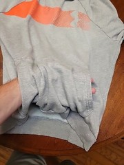 Under Armour Pullover Hoodie Size S Mens Logo Gray ***See Pics And Description