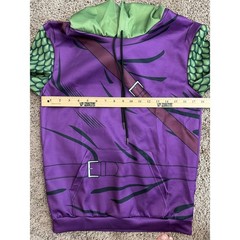 Marvel Green Goblin Cosplay Hoodie Purple Green Scale Cosplay Costume