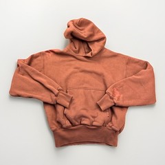 Yeezy x GAP Padded Cotton Brown Hoodie Size XS Pocket Heavyweight