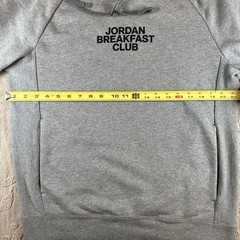 Jordan Breakfast Club Hoodie Mens Small Gray Sweatshirt Nike Basketball Air