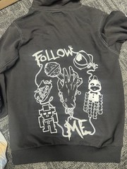 Her Five Nights at Freddy’s Teens Black Graphic Pullover Hoodie S