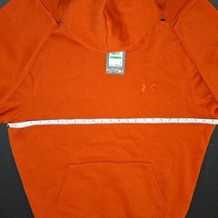 Under Armour 1373880 Men’s Large Icon Fleece Hoodie, (842) Surplus Orange